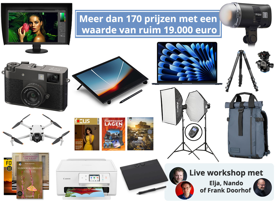 Prijzen bij de 12 jaar winactie