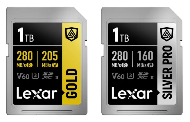 Lexar metalen sd card