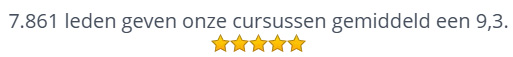 Gemiddelde waardering van 9,3 op basis van 7.861 leden! Photofacts Academy waardering