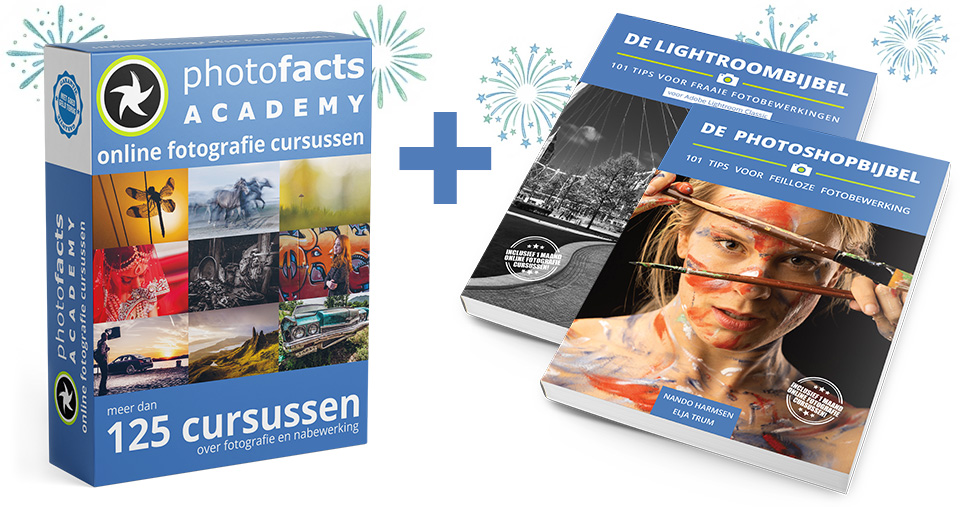 Photofacts Academy met korting en gratis Photoshop- en Lightroombijbel Photofacts Academy met korting en gratis Photoshop- en Lightroombijbel