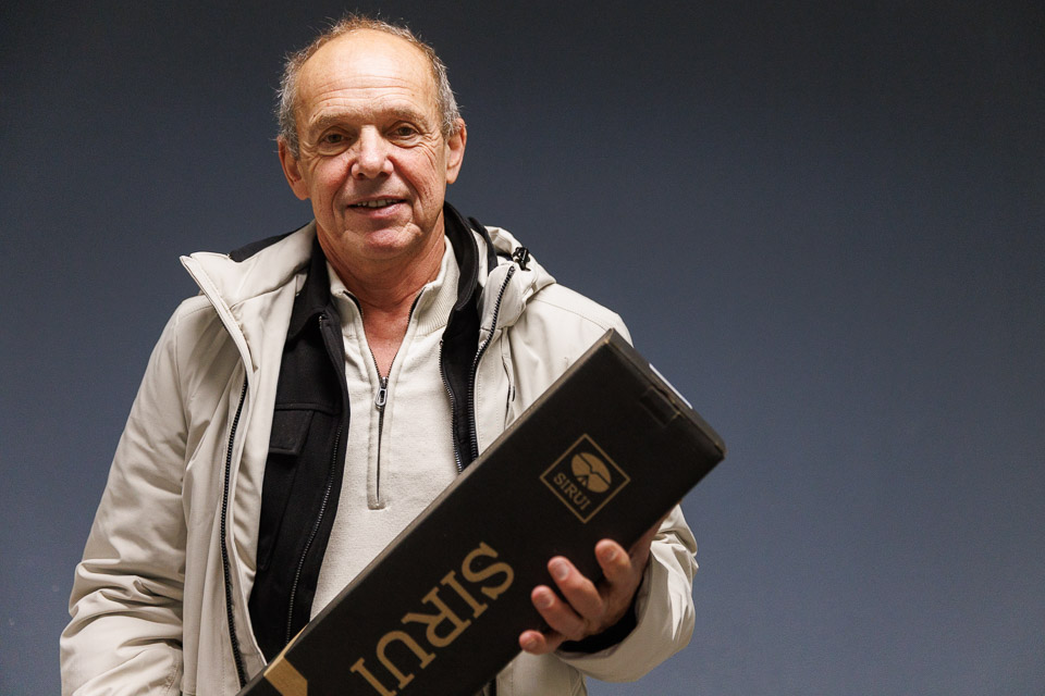 Rien met zijn Sirui statief