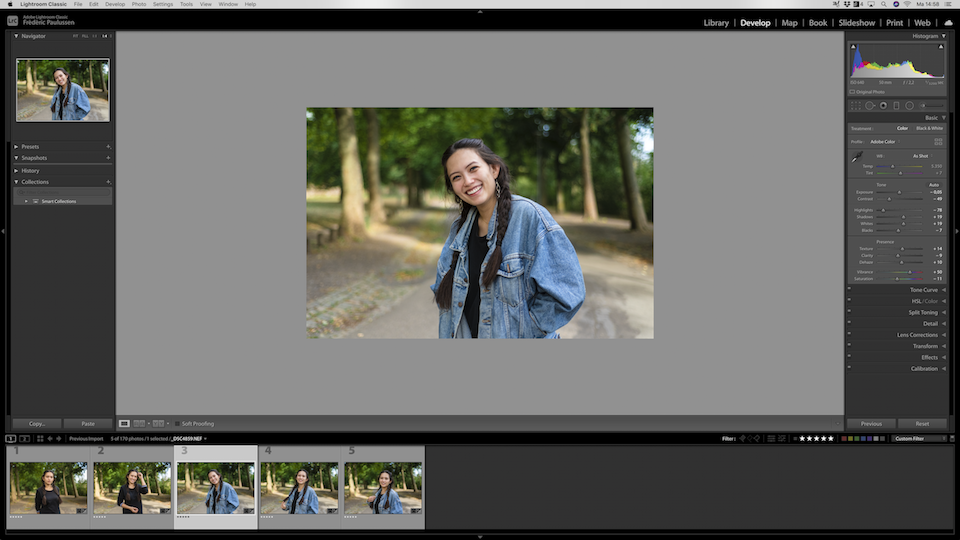 Ratio in Adobe Lightroom