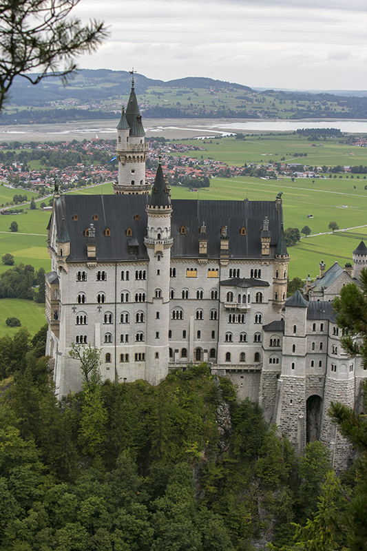 Neuschwanstein na Marienbrücke