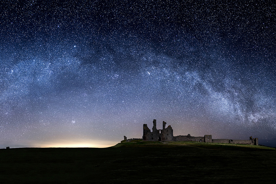 Dunstanburgh castle - Milky way