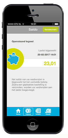 Mobiele app nieuw