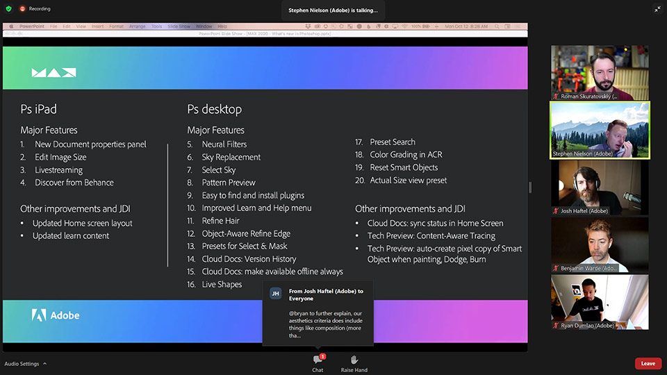 ADOBE MAX screenshots webinar PS 02