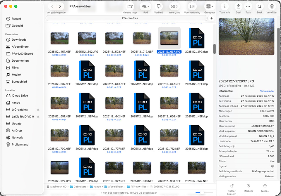 DxO PhotoLab DOP files