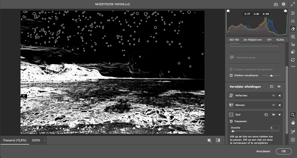 Nando acr vlekken verwijderen