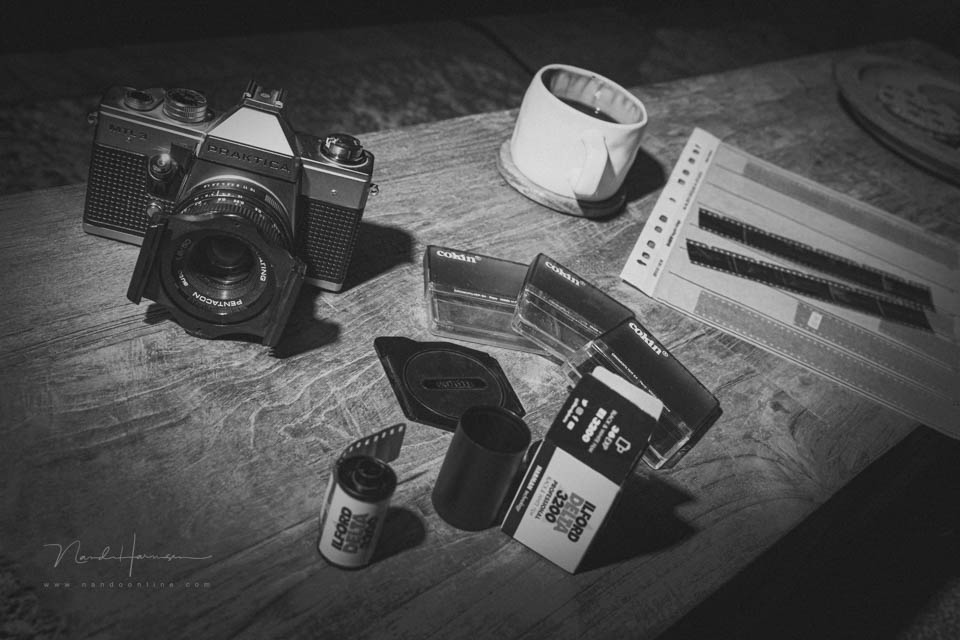 Nando analoog fotograferen