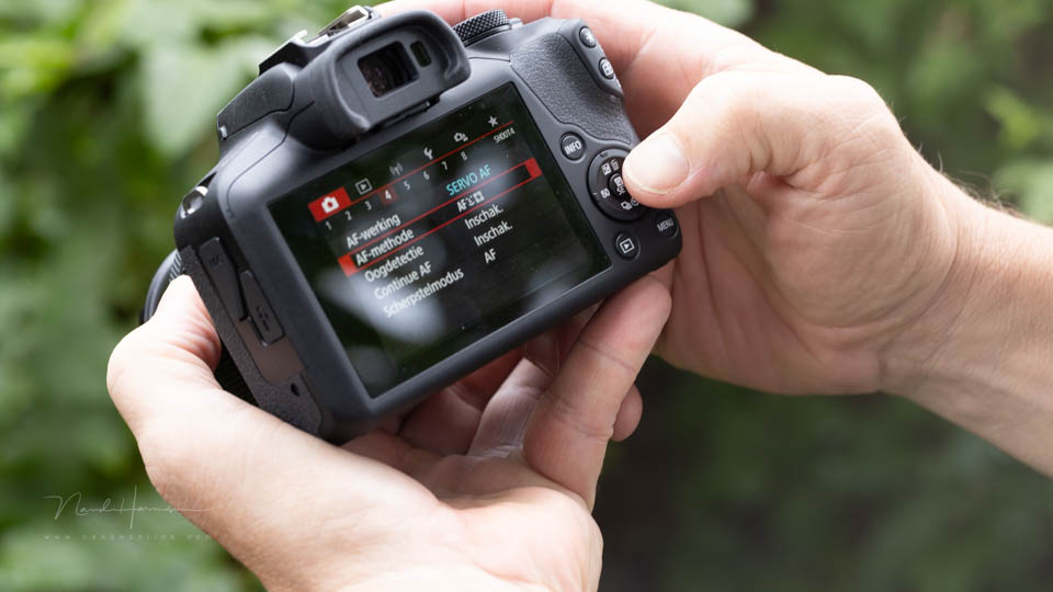 Nando canon menu gebruiken