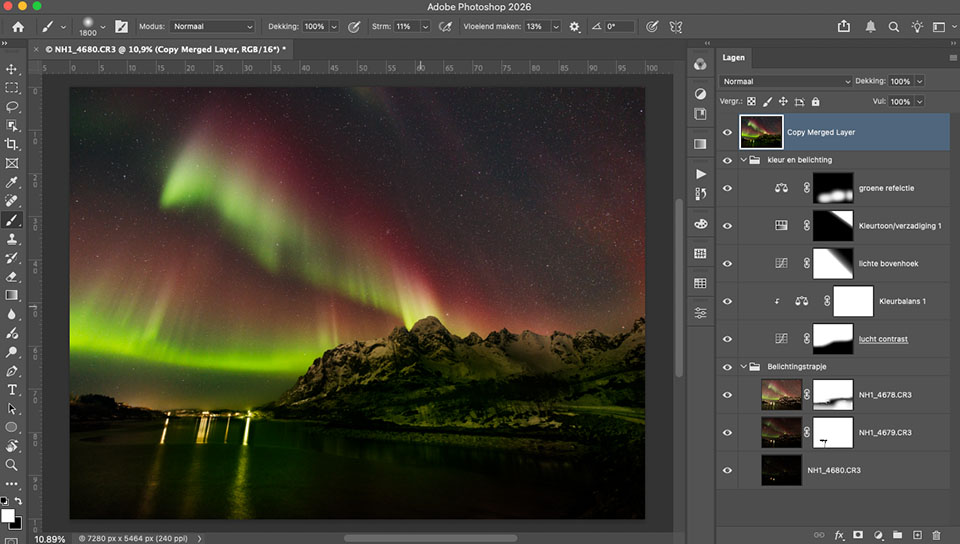 Nando copy merged layer PS