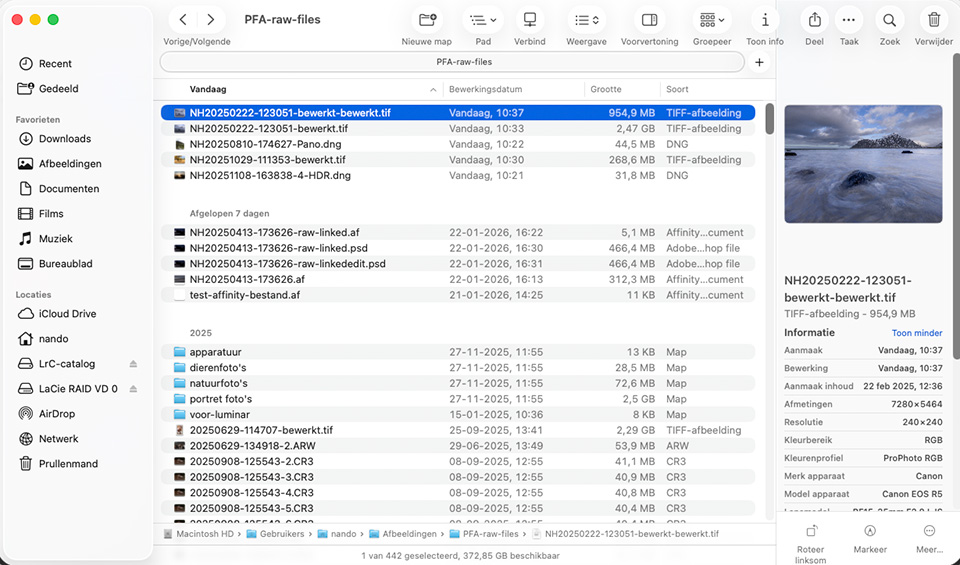 Nando finder bestanden