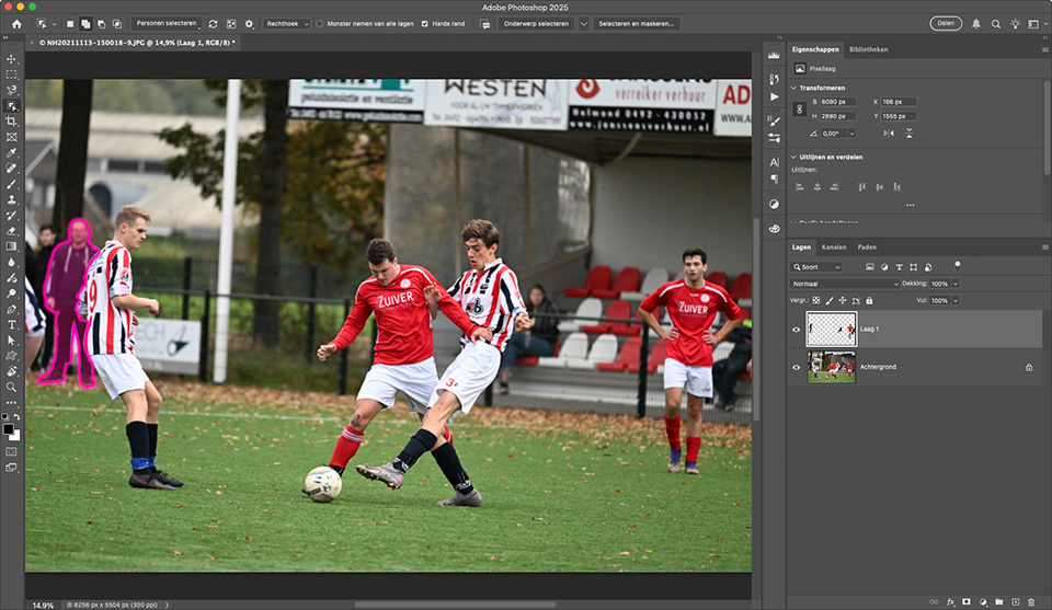 Nando photoshop storende elementen Nando photoshop storende elementen