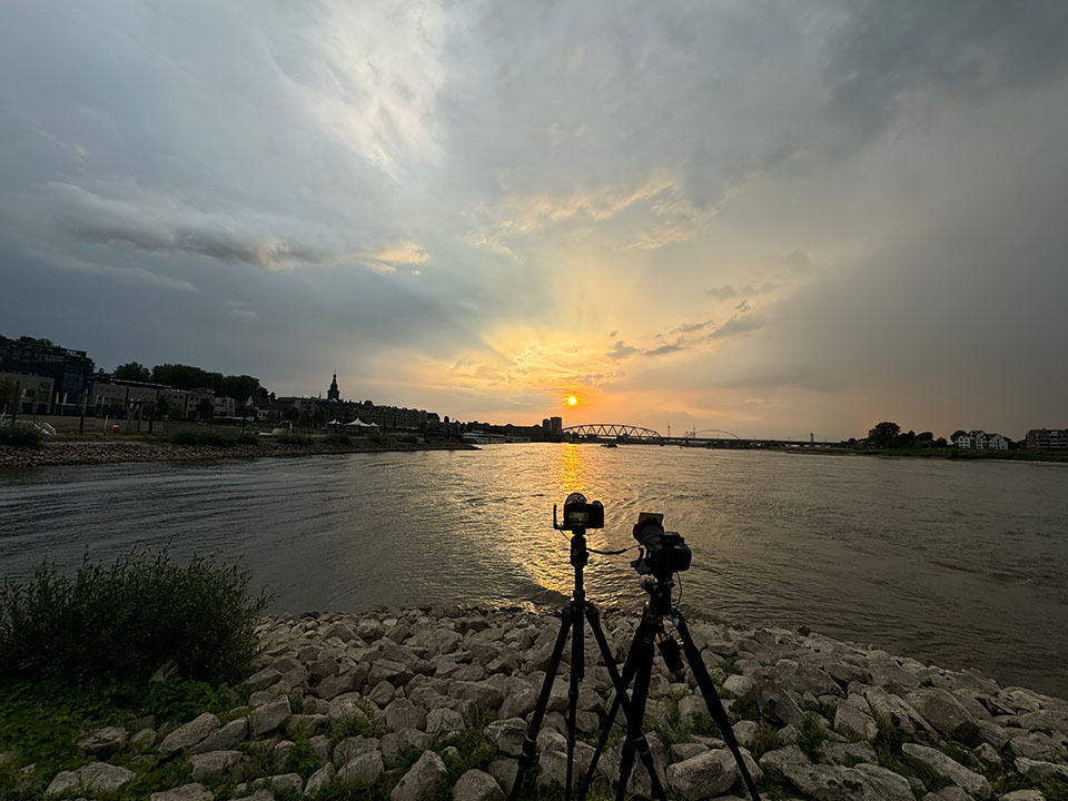 Nando timelapse zondsondergang