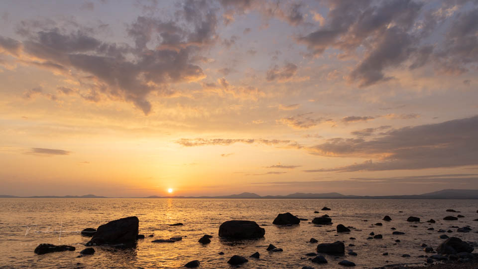 Nando zonsondergang het licht Nando zonsondergang het licht