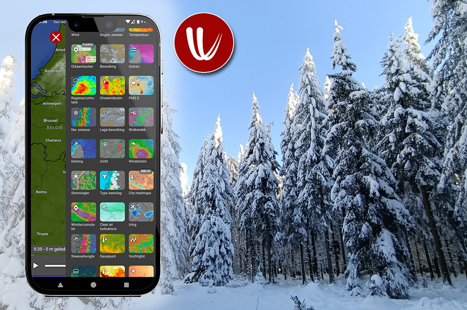 Sneeuw in de Hautes Fagnes (België) Sneeuw in de Hautes Fagnes (België)