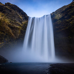 Watervallen en waterdruppels Watervallen en waterdruppels